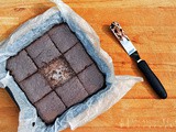 Chickpea brownies, a healthy gluten free treat