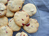 Cranberry and citrus cookies and an 80th birthday cake