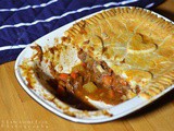 Gluten Free Beef brisket, carrot and celery pie - with a delicious pastry top