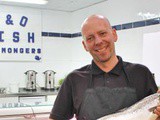 Russell Lambert of m and o Fish, Darwen and Chorley Markets
