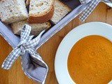 Tomato, courgette and sweet potato soup