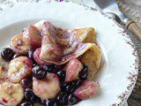 Blueberry And Banana Crepes