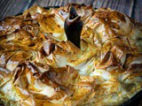 Chicken and leek pie