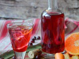 Christmas cranberry gin
