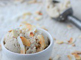Dairy free coconut and almond ice-cream