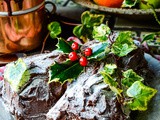 Easy Buche De Noel (Christmas Yule Log Chocolate Cake)