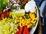 Easy Chilli Con Carne Taco Bowl