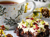 Easy Christmas Mincemeat Brownies