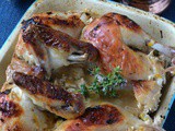 Greek roast chicken with coffee