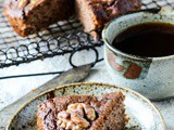 Healthy Coffee and Walnut Cake