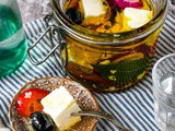 Marinated Greek Feta Salad Jar