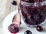 Spiced Black Grape Jam With Rosemary (no pectin)