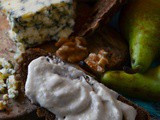 Stilton pear and walnut dip