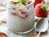 Strawberry chia parfet