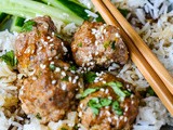 Sweet And Sour Pork Meatballs With Marmalade Glaze