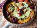 Warm Fruit Salad With Golden Yogurt Sauce