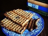 Lughnasadh Blueberry Sourdough Waffles