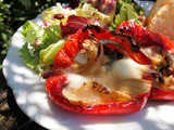 Baked Red Peppers with Fennel and Chèvre from The French Kitchen