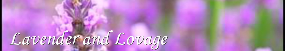 Very Good Recipes - Lavender and Lovage