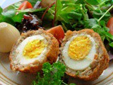 Picnic Time! Authentic Scotch Eggs with Sausage and Sage for Herbs on Saturday