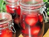 Slow Sunday, Indian Summer and Christmas Spiced Mulled Pears in a Jar