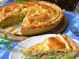 Summer Herb and Wild Salmon Pie with Fresh Garden Peas