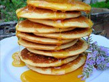 The Last Days of Summer.......Home-Made Lavender Honey and Pancakes