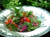 Winter, Warm Days and Wild Purslane Salad With Olive Oil and Lemon Dressing