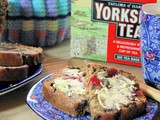 Yorkshire Tea, Tea Cosies and Tea Loaf with Mixed Spice, Raisins and Cherries