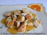 Bocconcini di pollo con salsa agrodolce  all'arancia