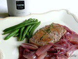 Filetto di maiale con scalogni stufati e riduzione di Pinot Nero   Villa Parens  