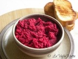 Hummus di barbabietole , ceci e cumino