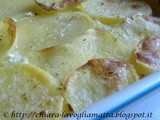 Patate gratin con speck e stracchino