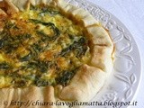 Quiche agli agretti e feta