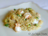 Risoni risottati con gamberi e zucchine