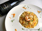 Risotto con gamberi e carote e visita all'azienda vinicola   Villa Parens  