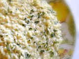 Risotto con tarassaco e scquacquerone