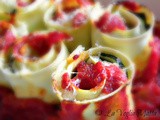 Rotolini di sfoglia con ricotta e zucchine