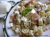 Ruote allo speck  e  ricotta