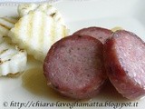 Salame all'aceto con polenta bianca