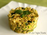 Timballini di pane azzimo con zucchine e menta
