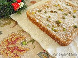 Torta Buon Natale al cioccolato bianco e pistacchio