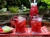 Cherry limeade {from scratch}