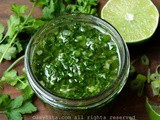 Cilantro chimichurri