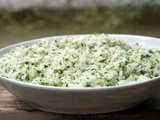 Cilantro lime rice {Arroz con cilantro}