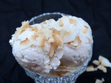 Coconut ice cream