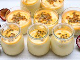 Easy passion fruit mousse