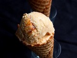 Homemade dulce de leche ice cream