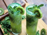 Kiwi mojitos