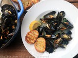 Mussels in white wine sauce